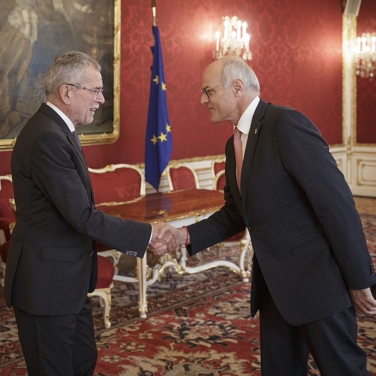 Gespräch mit dem Präsidenten und dem Generalsekretär des Österreichen Olympischen Comités