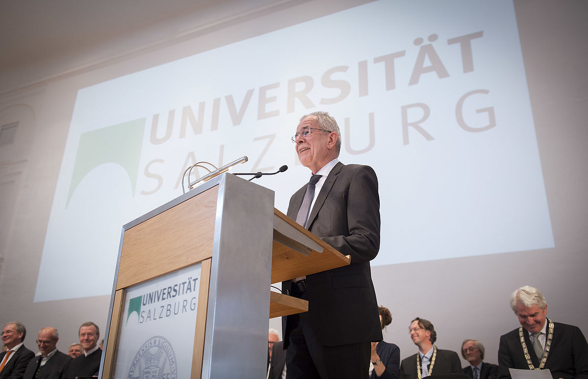 Festakt zum „Tag der Universität“ an der Paris-Lodron-Universität Salzburg mit Sub auspiciis-Promotion