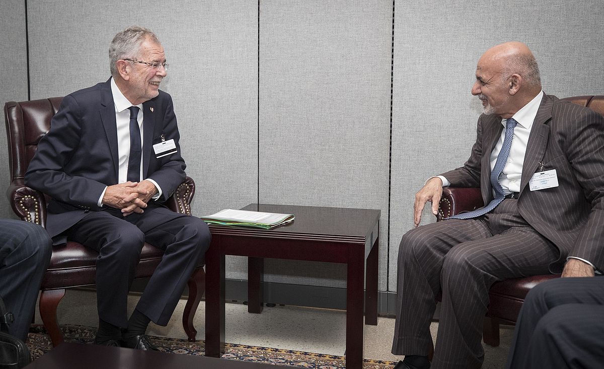 Bilaterale Gespräche in New York mit UN-Generalsekretär António Guterres und den Präsidenten von Afghanistan, Ukraine, Libanon und Ecuador