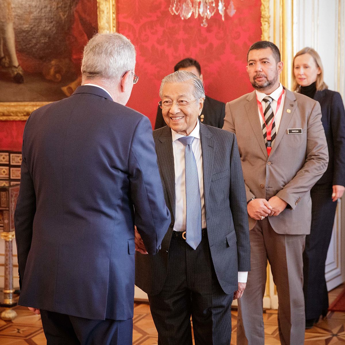 Arbeitsgespräch mit dem Premierminister von Malaysia, Tun Mahathir Mohamad 