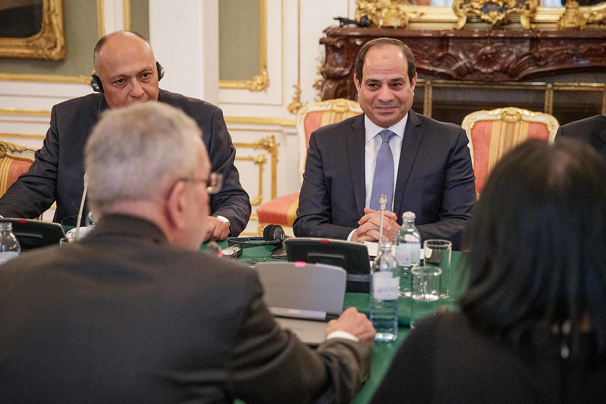 Offizieller Arbeitsbesuch des Präsidenten der Arabischen Republik Ägypten, Abdel Fattah Al-Sisi